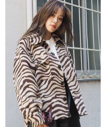 EVRIS | フェイクウールシャツ(シャツ/ブラウス)