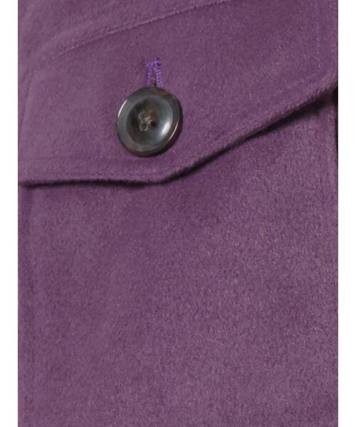 EVRIS(エヴリス)の「フェイクウールシャツ(シャツ/ブラウス・レディース・ブラック/パープル/その他1・FREE)」の18枚目の写真