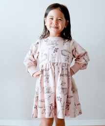 la poche biscuit | オーガニック裏毛うさぎワンピース(ワンピース)