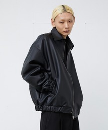 FEKETE | FEKETE VEGAN LEATHER WIDE SLEEVE BLOUSON(ブルゾン)