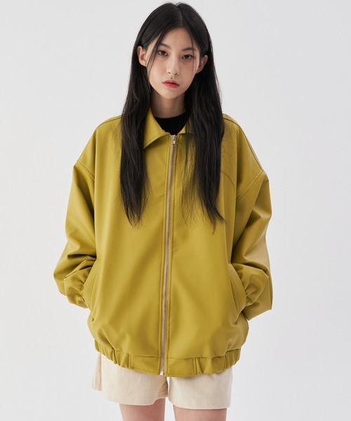 FEKETE（フェケテ）の「FEKETE VEGAN LEATHER WIDE SLEEVE BLOUSON（ブルゾン・メンズ・ブラック/ベージュ/マスタード・FREE）」の21枚目の写真