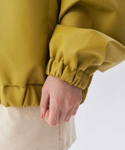 FEKETE（フェケテ）の「FEKETE VEGAN LEATHER WIDE SLEEVE BLOUSON（ブルゾン・メンズ・ブラック/ベージュ/マスタード・FREE）」の22枚目の写真