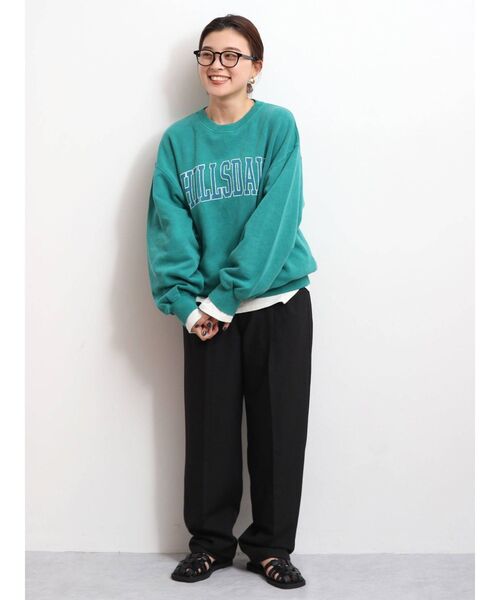 Ungrid(アングリッド)の「ハイウエストルーズテーパードパンツ(スラックス・レディース・ブラック/ブルー/アイボリー・SMALL/MEDIUM)」の17枚目の写真