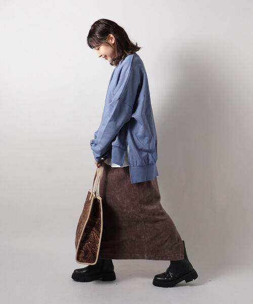 fredy emue(フレディエミュ)の「ペイズリー柄ジャガードスクエアバッグ(トートバッグ・レディース・ベージュ系その他3/ブルー系その他3・FREE)」の18枚目の写真