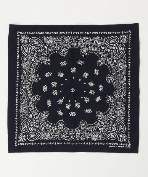 MAKE UP(メイクアップ)の「MAKE UP TIMELESS TIMELESS キャンバストートバッグL(バンダナ付)(トートバッグ・メンズ・オフホワイト/ネイビー/グレー/ブラック・FREE)」の20枚目の写真