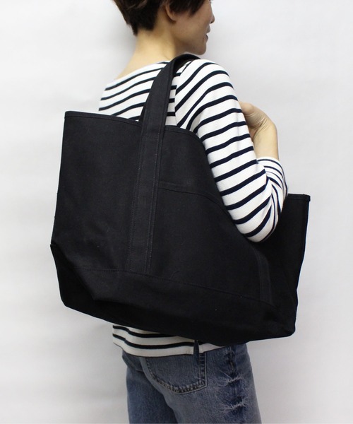 MAKE UP(メイクアップ)の「MAKE UP TIMELESS TIMELESS キャンバストートバッグL(バンダナ付)(トートバッグ・メンズ・オフホワイト/ネイビー/グレー/ブラック・FREE)」の2枚目の写真