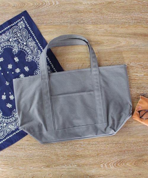 MAKE UP(メイクアップ)の「MAKE UP TIMELESS TIMELESS キャンバストートバッグL(バンダナ付)(トートバッグ・メンズ・オフホワイト/ネイビー/グレー/ブラック・FREE)」の18枚目の写真