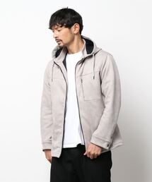 HIDEAWAYS NICOLE | ムラプリントスウェード中綿ブルゾン(ブルゾン)