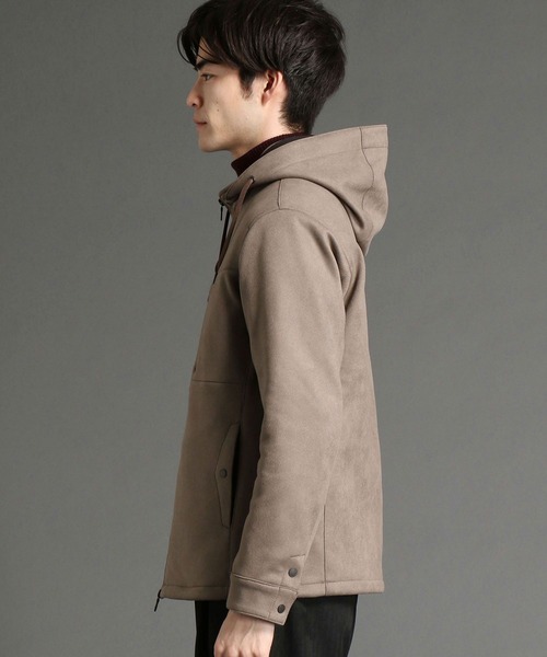 HIDEAWAYS NICOLE（ハイダウェイニコル）の「ムラプリントスウェード中綿ブルゾン（ブルゾン・メンズ・オレンジ/シルバーグレー/キャメル/グレイッシュベージュ・MEDIUM/LARGE/X-LARGE）」の20枚目の写真