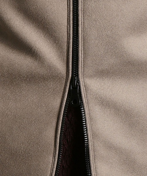 HIDEAWAYS NICOLE（ハイダウェイニコル）の「ムラプリントスウェード中綿ブルゾン（ブルゾン・メンズ・オレンジ/シルバーグレー/キャメル/グレイッシュベージュ・MEDIUM/LARGE/X-LARGE）」の14枚目の写真