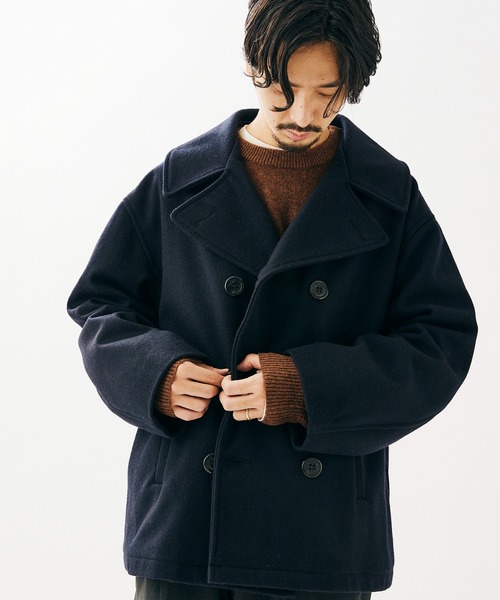 FIDELITY（フィデリティ）の「【FIDELITY／フィデリティ × JS】別注 ワイド ショート Pコート（ピーコート・メンズ・ネイビー・X-LARGE/MEDIUM/LARGE）」の12枚目の写真