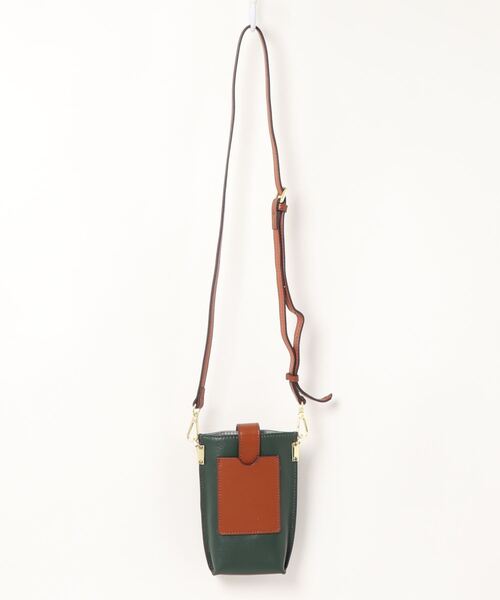 DEVICE(デバイス)の「本革 レザー シンプル ベルト デザイン スマホケース ミニ トート ショルダーバッグ(ショルダーバッグ・レディース・ブラック/ブラウン/グリーン/グレー・FREE)」の7枚目の写真