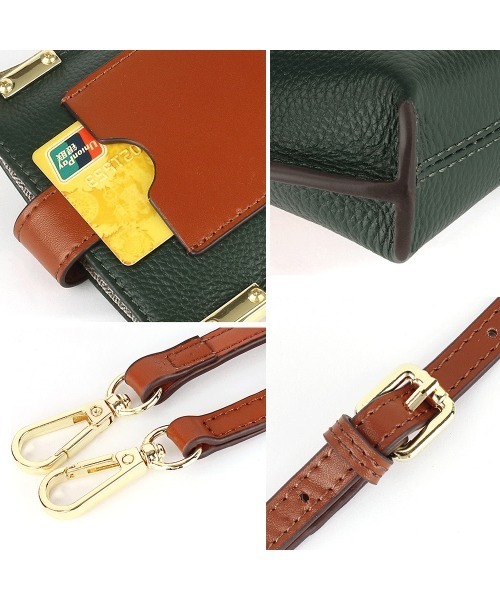 DEVICE(デバイス)の「本革 レザー シンプル ベルト デザイン スマホケース ミニ トート ショルダーバッグ(ショルダーバッグ・レディース・ブラック/ブラウン/グリーン/グレー・FREE)」の15枚目の写真