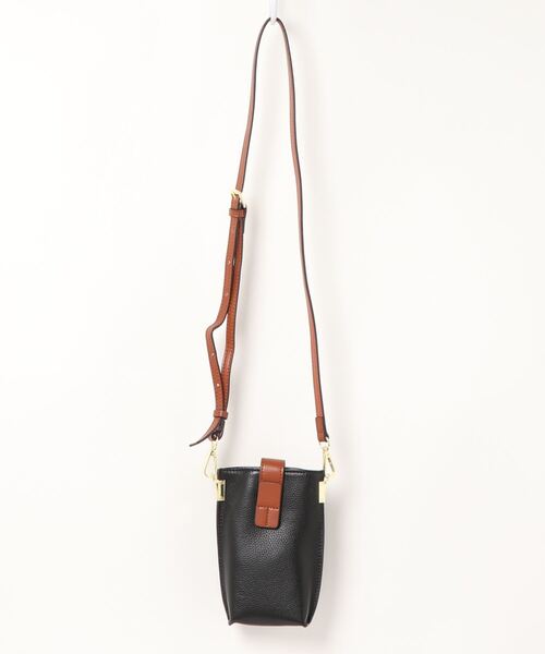DEVICE(デバイス)の「本革 レザー シンプル ベルト デザイン スマホケース ミニ トート ショルダーバッグ(ショルダーバッグ・レディース・ブラック/ブラウン/グリーン/グレー・FREE)」の11枚目の写真