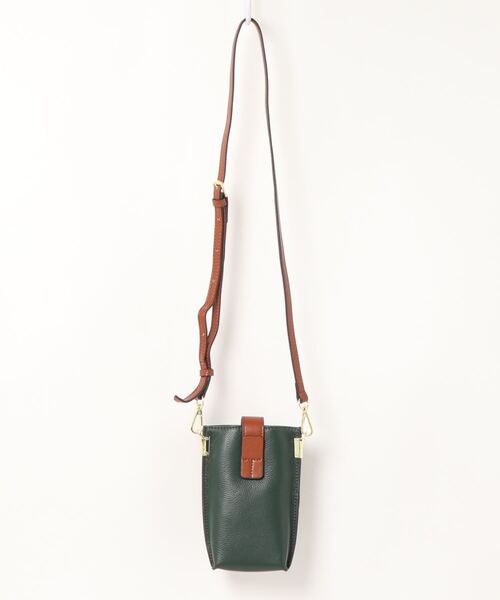 DEVICE(デバイス)の「本革 レザー シンプル ベルト デザイン スマホケース ミニ トート ショルダーバッグ(ショルダーバッグ・レディース・ブラック/ブラウン/グリーン/グレー・FREE)」の13枚目の写真