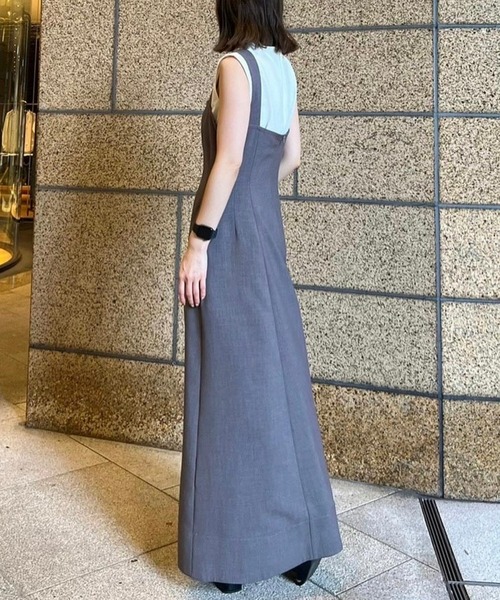 LE CIEL BLEU(ルシェルブルー)の「コルセットディティールドレス / Corset Detail Dress(ワンピース・レディース・チャコールグレー/レッド・38/36)」の18枚目の写真