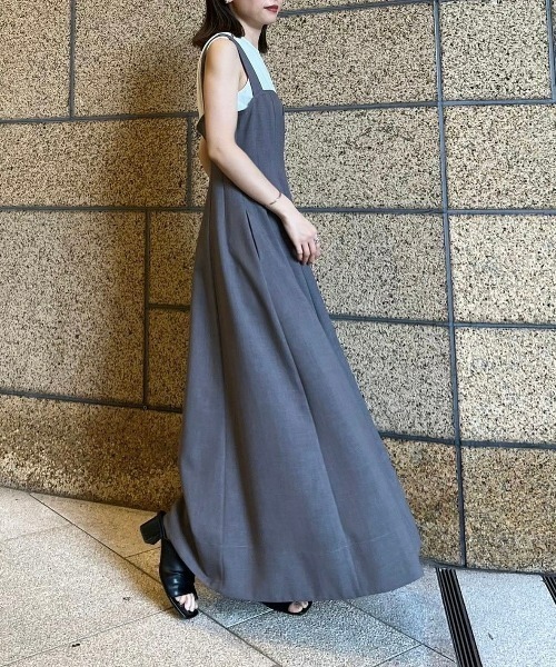 LE CIEL BLEU(ルシェルブルー)の「コルセットディティールドレス / Corset Detail Dress(ワンピース・レディース・チャコールグレー/レッド・38/36)」の19枚目の写真