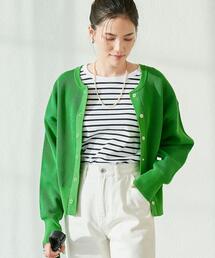 green label relaxing | Wフェイス 3WAY カーディガン -ウォッシャブル-(カーディガン/ボレロ)