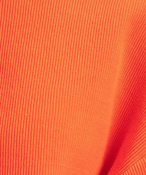 green label relaxing(グリーンレーベルリラクシング)の「Wフェイス 3WAY カーディガン -ウォッシャブル-(カーディガン/ボレロ・レディース・ホワイト/ダークグレー/オレンジ/ケリー・FREE)」の6枚目の写真