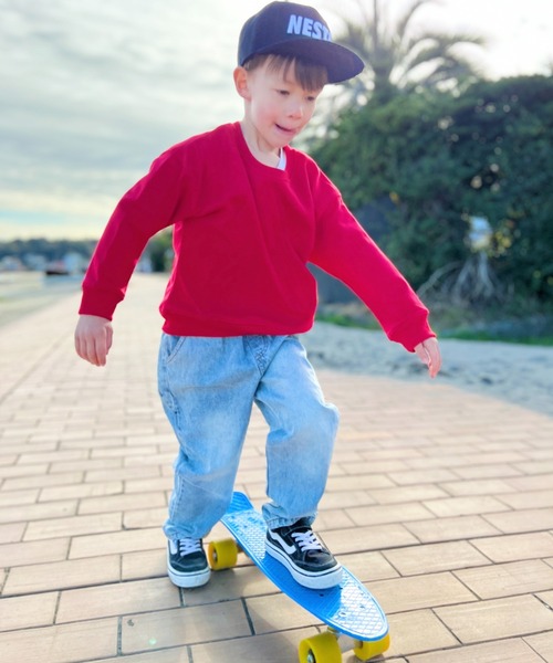 NESTA BRAND(ネスタブランド)の「NESTA KIDS(ネスタキッズ) / イージーデニムパンツ(デニムパンツ・キッズ・ブルー/ブラック・120/100/130/110/90)」の13枚目の写真