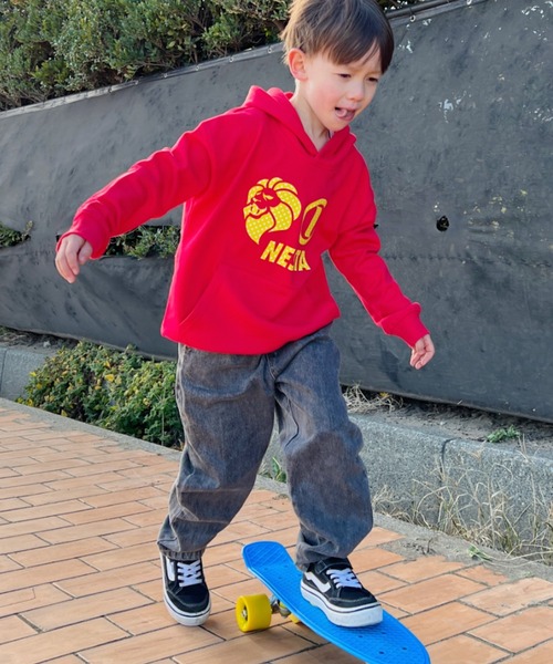 NESTA BRAND(ネスタブランド)の「NESTA KIDS(ネスタキッズ) / イージーデニムパンツ(デニムパンツ・キッズ・ブルー/ブラック・120/100/130/110/90)」の7枚目の写真