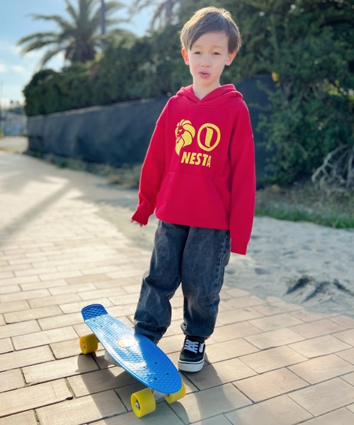 NESTA BRAND(ネスタブランド)の「NESTA KIDS(ネスタキッズ) / イージーデニムパンツ(デニムパンツ・キッズ・ブルー/ブラック・120/100/130/110/90)」の8枚目の写真