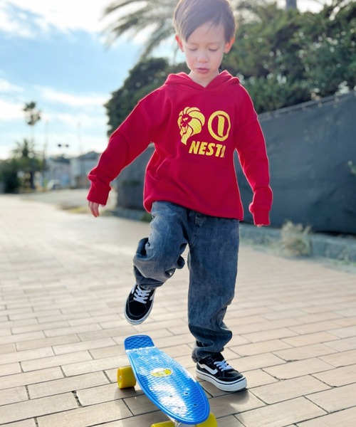 NESTA BRAND(ネスタブランド)の「NESTA KIDS(ネスタキッズ) / イージーデニムパンツ(デニムパンツ・キッズ・ブルー/ブラック・120/100/130/110/90)」の5枚目の写真