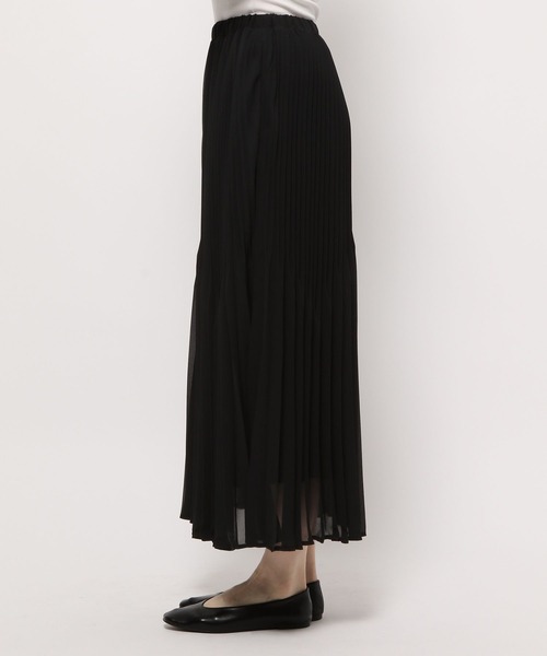 LEPSIM（レプシィム）の「ランダムヘンカプリーツスカート　259010（スカート・レディース・キナリ/ブルー/ブラック・FREE）」の12枚目の写真