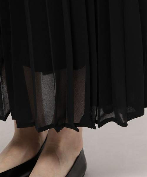 LEPSIM（レプシィム）の「ランダムヘンカプリーツスカート　259010（スカート・レディース・キナリ/ブルー/ブラック・FREE）」の16枚目の写真