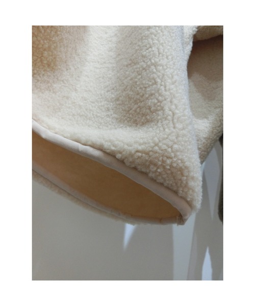 ulu（ウル）の「High neck boa zip pullover（その他トップス・レディース・アイボリー・FREE）」の8枚目の写真