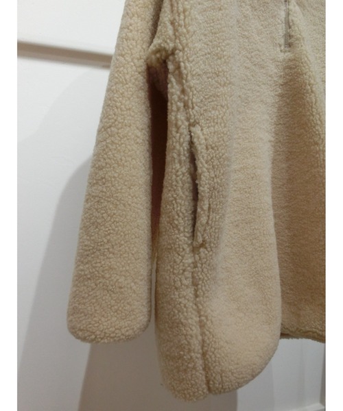 ulu（ウル）の「High neck boa zip pullover（その他トップス・レディース・アイボリー・FREE）」の9枚目の写真