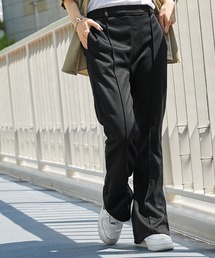 Dickies（ディッキーズ）の「Dickies/ディッキーズ ロゴワッペンジャージーセンタータックフレアパンツ（その他パンツ）」