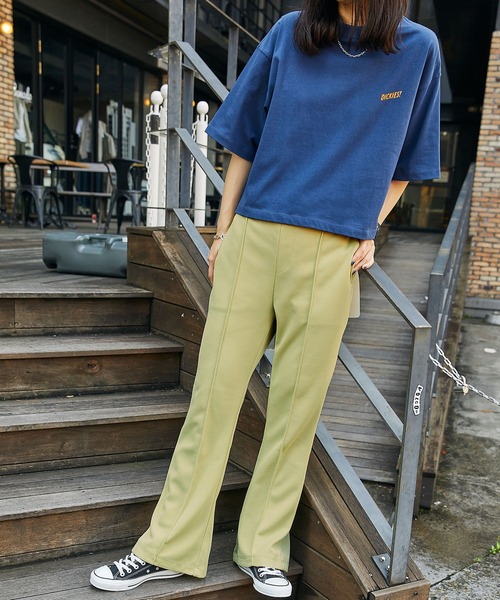 Dickies/ディッキーズ ロゴワッペンジャージーセンタータックフレア