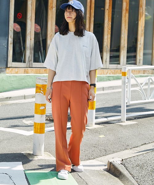 Dickies/ディッキーズ ロゴワッペンジャージーセンタータックフレア