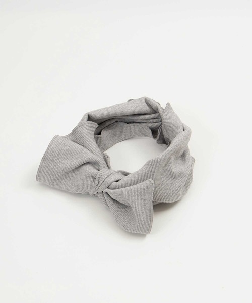 ALTROSE（アルトローズ）の「ヘアバンド 　ﾘﾌﾞﾘﾎﾞﾝ（ヘアバンド・レディース・ブラック/ベージュ/グレー/カーキ・FREE）」の2枚目の写真