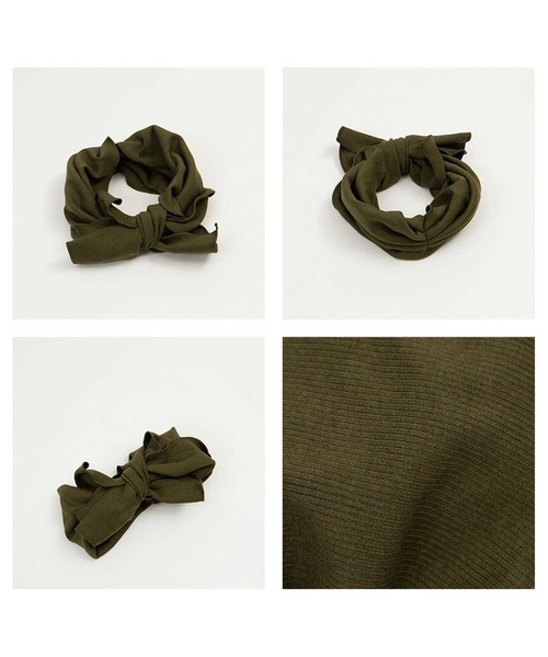 ALTROSE（アルトローズ）の「ヘアバンド 　ﾘﾌﾞﾘﾎﾞﾝ（ヘアバンド・レディース・ブラック/ベージュ/グレー/カーキ・FREE）」の10枚目の写真