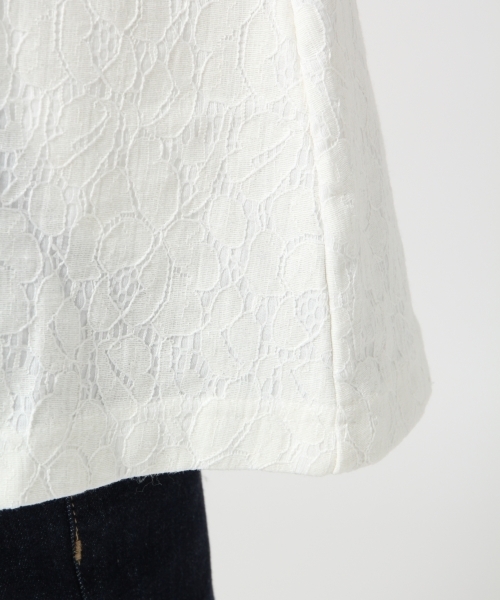 LEPSIM（レプシィム）の「ボンディングAラインワンピース　560063（ワンピース・レディース・アイボリー/グレー/ネイビー・MEDIUM/LARGE）」の16枚目の写真