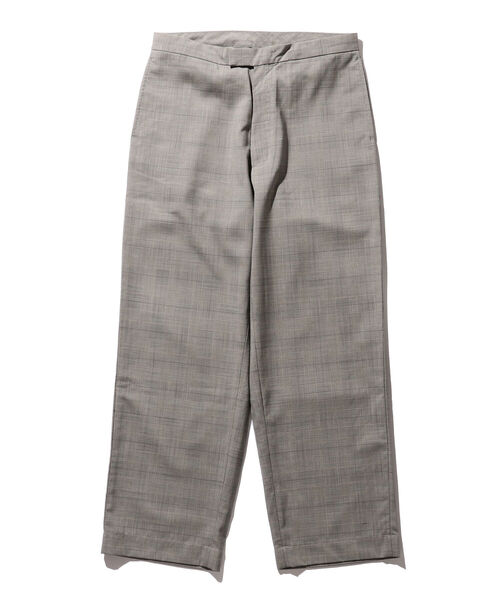 BEAMS PLUS（ビームスプラス）の「BEAMS PLUS / トロピカルウール チェック ドローストリング トラウザーズ（スラックス・メンズ・グレー系その他/ブラウン系その他・S/L/XL/M）」の11枚目の写真