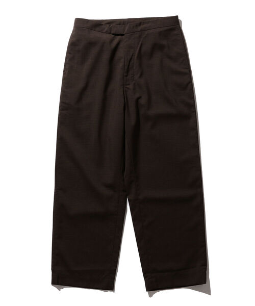 BEAMS PLUS（ビームスプラス）の「BEAMS PLUS / トロピカルウール チェック ドローストリング トラウザーズ（スラックス・メンズ・グレー系その他/ブラウン系その他・S/L/XL/M）」の16枚目の写真