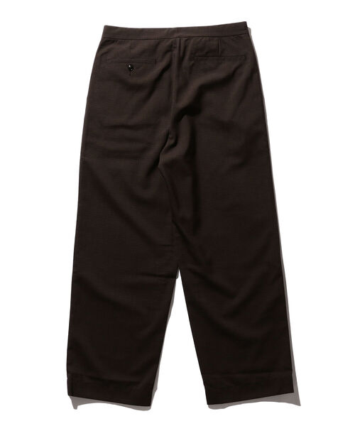 BEAMS PLUS（ビームスプラス）の「BEAMS PLUS / トロピカルウール チェック ドローストリング トラウザーズ（スラックス・メンズ・グレー系その他/ブラウン系その他・S/L/XL/M）」の20枚目の写真