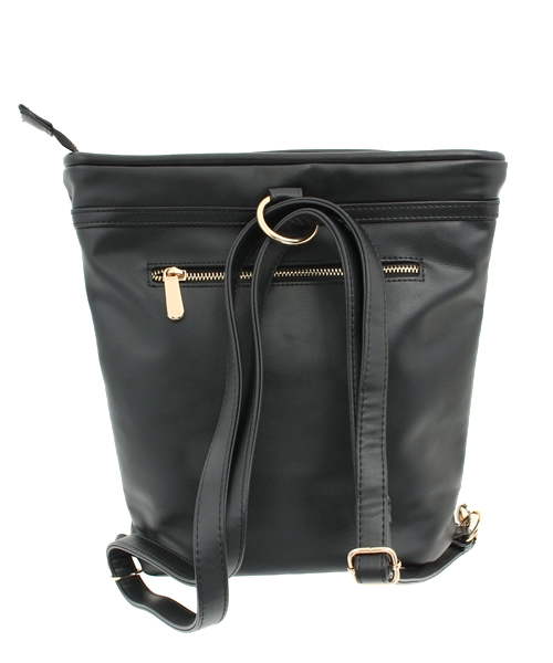 OUTLET（アウトレット）の「【goocy】3WAYリュックショルダーBag（ショルダーバッグ・レディース・ブラック/アイボリー・FREE）」の4枚目の写真