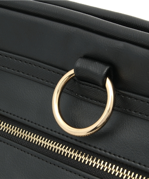 OUTLET（アウトレット）の「【goocy】3WAYリュックショルダーBag（ショルダーバッグ・レディース・ブラック/アイボリー・FREE）」の7枚目の写真