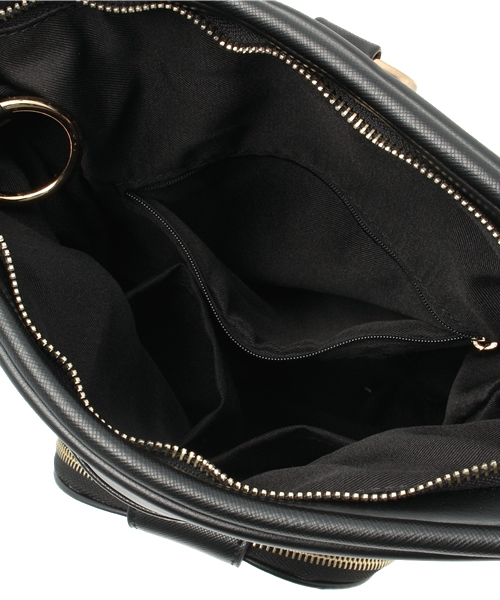 OUTLET（アウトレット）の「【goocy】3WAYリュックショルダーBag（ショルダーバッグ・レディース・ブラック/アイボリー・FREE）」の16枚目の写真
