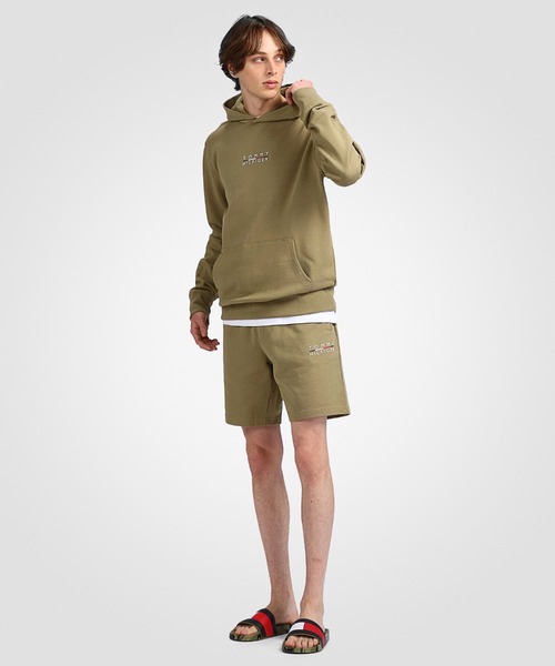 TOMMY HILFIGER(トミーヒルフィガー)の「スクエアロゴスウェットショートパンツ(その他パンツ・メンズ・カーキ/ブラック/ネイビー/グレー・SMALL/MEDIUM/LARGE/X-LARGE)」の7枚目の写真