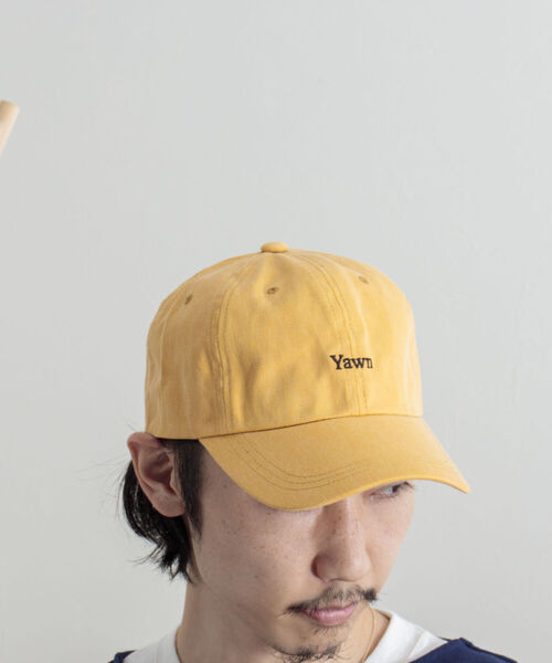 GLOSTER（グロスター）の「【GLOSTER/グロスター】WASHED ENBROIDERY CAP ウォッシュド刺繍キャップ（キャップ・メンズ・ベージュ/グリーン/ピンク/イエロー/ブラック・FREE）」の20枚目の写真