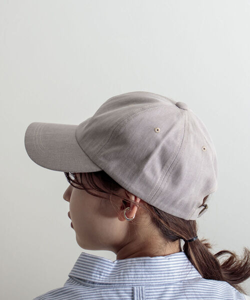 GLOSTER（グロスター）の「【GLOSTER/グロスター】WASHED ENBROIDERY CAP ウォッシュド刺繍キャップ（キャップ・メンズ・ベージュ/グリーン/ピンク/イエロー/ブラック・FREE）」の13枚目の写真