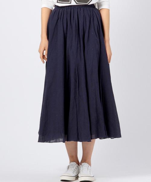 coen（コーエン）の「【Market】ボリュームギャザースカート（スカート・レディース・ホワイト/ネイビー/ブラウン/オフホワイト/オリーブ・FREE）」の21枚目の写真