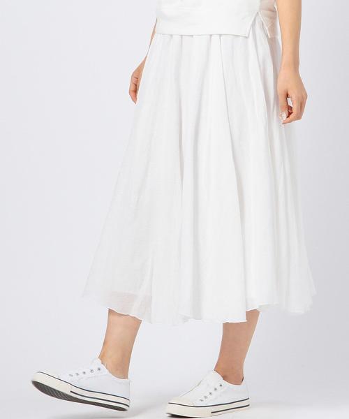 coen（コーエン）の「【Market】ボリュームギャザースカート（スカート・レディース・ホワイト/ネイビー/ブラウン/オフホワイト/オリーブ・FREE）」の18枚目の写真