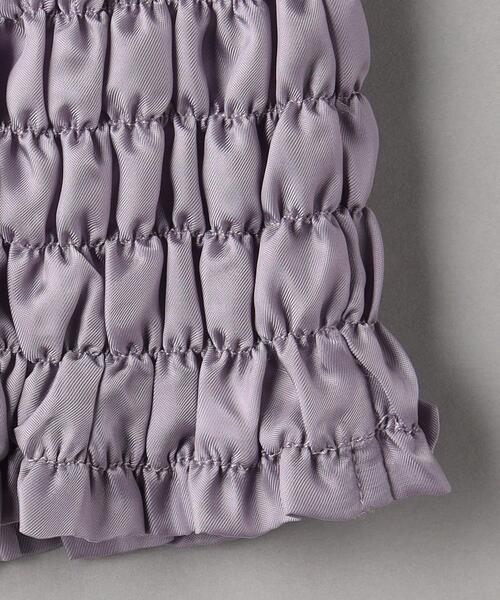 PROVOKE （プロヴォーク）の「＜provoke＞シャーリング ベアトップ -ウォッシャブル-（チューブトップ・レディース・ブラック/ライラック・FREE）」の7枚目の写真