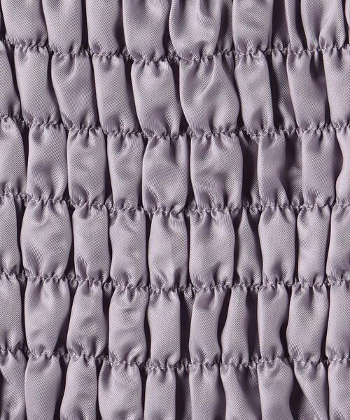 PROVOKE （プロヴォーク）の「＜provoke＞シャーリング ベアトップ -ウォッシャブル-（チューブトップ・レディース・ブラック/ライラック・FREE）」の8枚目の写真